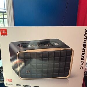 JBL Authentics 200 Black and Gold Speaker